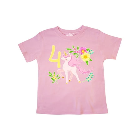 Inktastic Fourth Birthday Pink Unicorn with Flowers Gift Toddler Boy or Toddler Girl T-Shirt
Inktastic Fourth Birthday Pink Unicorn with Flowers Gift Toddler Boy or Toddler Girl T-Shirt