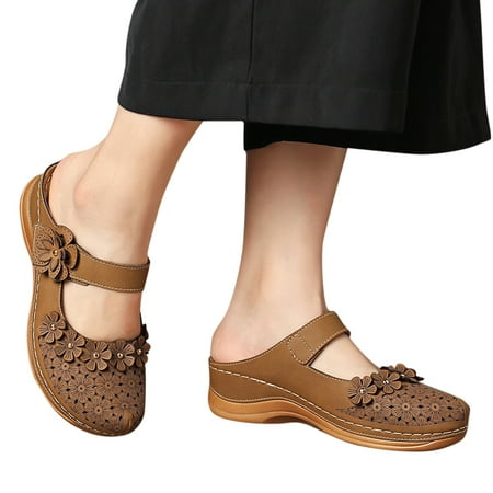 NECHOLOGY Cute Sandals for Women Dressy Slippers Round Comfortable For Women Wedges Toe Sandals Heels Sandals for Women Brown 8
NECHOLOGY Cute Sandals for Women Dressy Slippers Round Comfortable For Women Wedges Toe Sandals Heels Sandals for Women Brown 8