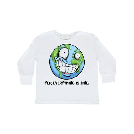 Inktastic Yep Everything Is Fine with Distressed Planet Earth Gift Toddler Boy or Toddler Girl Long Sleeve T-Shirt
Inktastic Yep Everything Is Fine with Distressed Planet Earth Gift Toddler Boy or Toddler Girl Long Sleeve T-Shirt