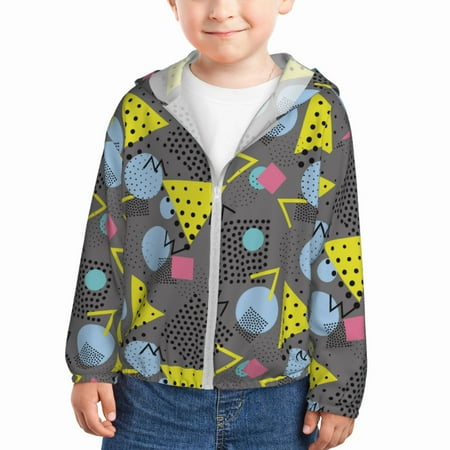 Gaeub Geometric Print Athletic Sun Protection Hoodie for Kids Long Sleeve Outdoor UV Shirt Running Fishing Top for Boys Girls-5 Years
Gaeub Geometric Print Athletic Sun Protection Hoodie for Kids Long Sleeve Outdoor UV Shirt Running Fishing Top for Boys Girls-5 Years