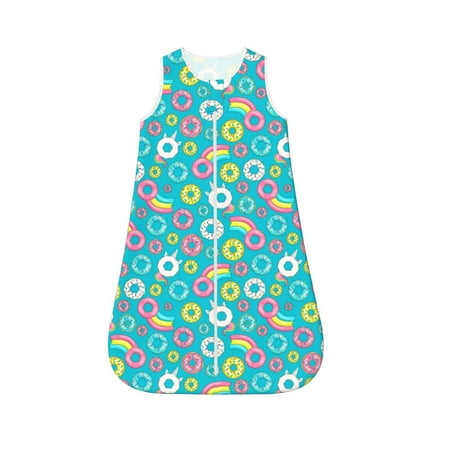 Honeii Donut Print Unisex Babies Sleepbag Wearable Blanket Baby Sleeveless Sleeping Bag-Small
Honeii Donut Print Unisex Babies Sleepbag Wearable Blanket Baby Sleeveless Sleeping Bag-Small
