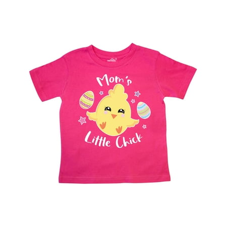 Inktastic Happy Easter Mom s Little Chick Gift Toddler Toddler Girl T-Shirt