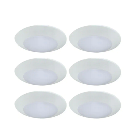 7.5 in. White Integrated LED Flush Mount Kitchen Ceiling Light Fixture (6-Pack)
7.5 in. White Integrated LED Flush Mount Kitchen Ceiling Light Fixture (6-Pack)