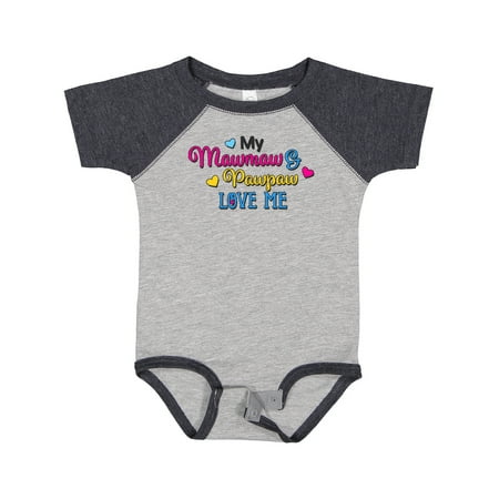Inktastic My Mawmaw and Pawpaw Love Me with Hearts Gift Baby Boy or Baby Girl Bodysuit
Inktastic My Mawmaw and Pawpaw Love Me with Hearts Gift Baby Boy or Baby Girl Bodysuit