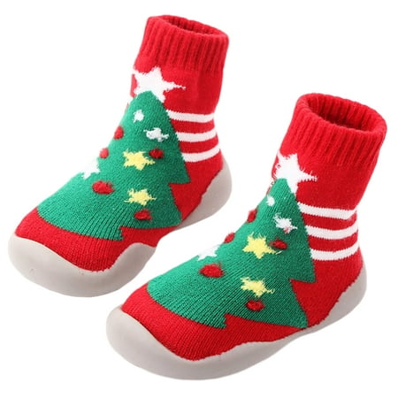 HEMOTON 1 Pair Kids Non-slip Footgear Sole Socks Christmas Themed Thickened Warm Socks
HEMOTON 1 Pair Kids Non-slip Footgear Sole Socks Christmas Themed Thickened Warm Socks