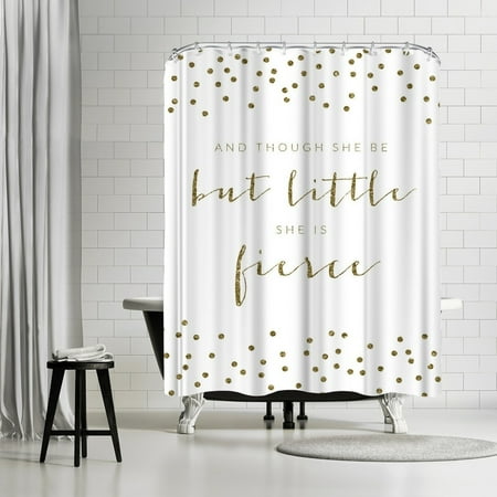 Americanflat Fierce Sparkle Confetti Shower Curtain
