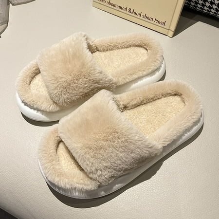 CoCopeaunt New Fur Slippers Women Couple Winter Indoor Thick Bottom Opening EVA Soft Cotton Slippers Home Solid Color Plush Slipper
CoCopeaunt New Fur Slippers Women Couple Winter Indoor Thick Bottom Opening EVA Soft Cotton Slippers Home Solid Color Plush Slipper