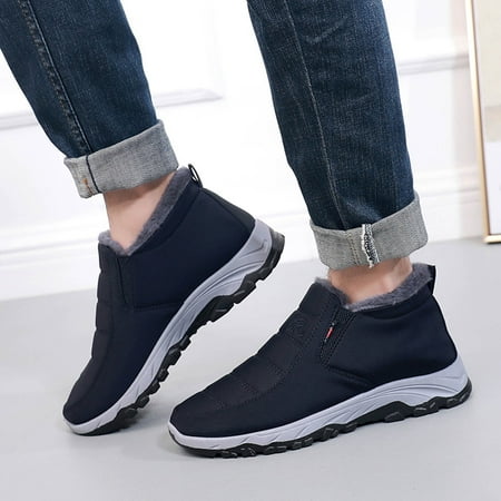 Mens Couple Boots Winter Flat Anti Splashing Thickening Velvet Warm Side Zipper Mid Tube Snow Boots Yutnsbel
Mens Couple Boots Winter Flat Anti Splashing Thickening Velvet Warm Side Zipper Mid Tube Snow Boots Yutnsbel