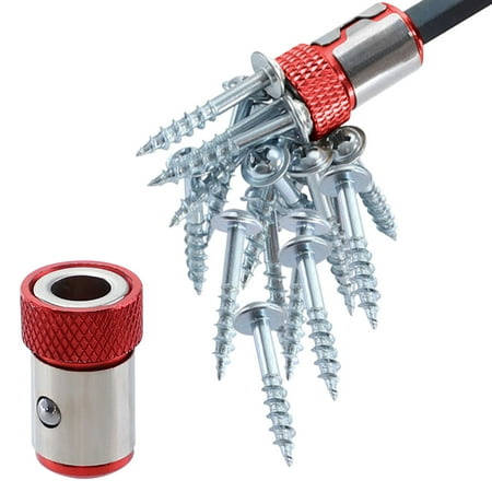 Universal Removable Magnetizer Ring Magnetic Steel For 6.35mm Screwdriver Bits