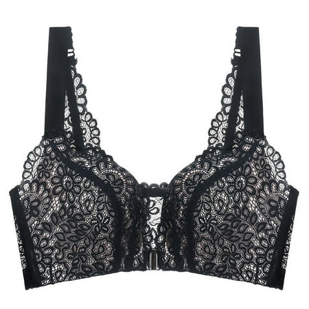 Liveday Plus Size Front Buckle Lift Lace Bra Push Up Wireless Padded Bra for Women New
Liveday Plus Size Front Buckle Lift Lace Bra Push Up Wireless Padded Bra for Women New