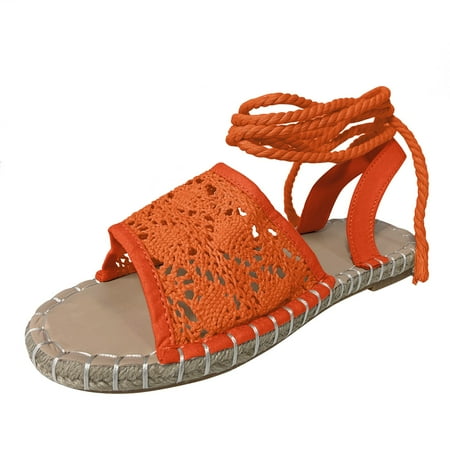 Sandals Women Summer Cross Straps Non Slip Solid Color Weave Flat Beach Open Toe Breathable Sandals Shoes
Sandals Women Summer Cross Straps Non Slip Solid Color Weave Flat Beach Open Toe Breathable Sandals Shoes