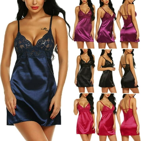 wsevypo Silk Lace Nightwear Women Long Nightgown Nightie Sleepwear Dresses Clothes Hot
wsevypo Silk Lace Nightwear Women Long Nightgown Nightie Sleepwear Dresses Clothes Hot