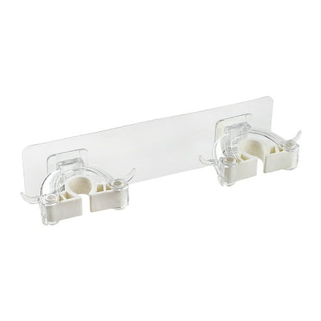Dual-buckle Mop Holder Wall Mounted Multi-function Punch Free Broom Hanger Clip Seamless Mop Hook Home Kitchen Bathroom Organizer (White)
Dual-buckle Mop Holder Wall Mounted Multi-function Punch Free Broom Hanger Clip Seamless Mop Hook Home Kitchen Bathroom Organizer (White)