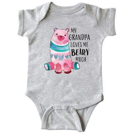 Inktastic My Grandpa Loves Me Beary Much with Cute Bear Gift Baby Boy or Baby Girl Bodysuit
Inktastic My Grandpa Loves Me Beary Much with Cute Bear Gift Baby Boy or Baby Girl Bodysuit