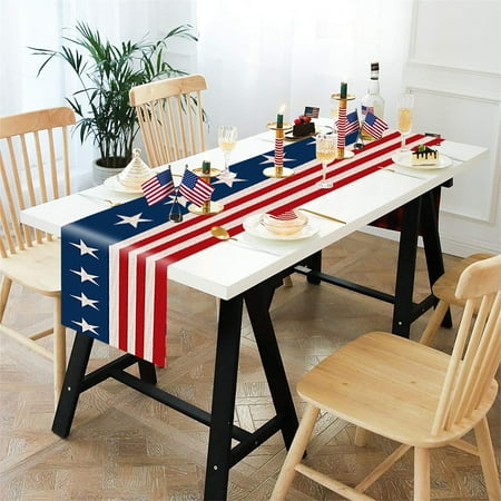 independence day 13x72 4th of table runner american stars and stripes flag tablecloth inde table cloth d one size
independence day 13x72 4th of table runner american stars and stripes flag tablecloth inde table cloth d one size