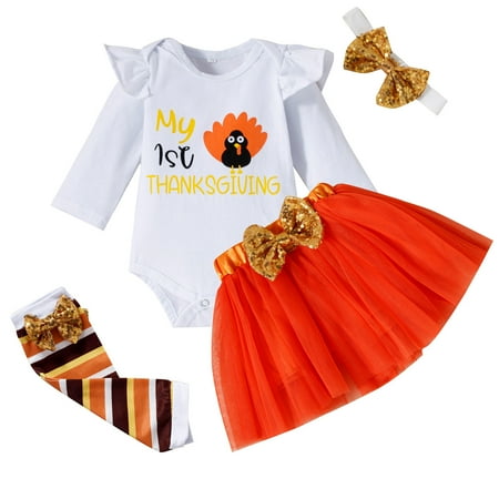 Fsqjgq Here You Are Baby Babys Girls Long Sleeve Thanksgiving Turkey Romper Bodysuits Bowknot Mesh Tulle Skirt Headbands Leg Warmer Outfits Set Premature Baby Clothes Girl Cotton Blend Red 80
Fsqjgq Here You Are Baby Babys Girls Long Sleeve Thanksgiving Turkey Romper Bodysuits Bowknot Mesh Tulle Skirt Headbands Leg Warmer Outfits Set Premature Baby Clothes Girl Cotton Blend Red 80