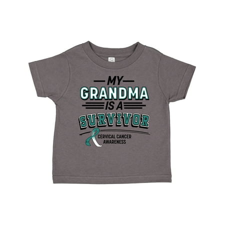 Inktastic My Grandma is a Survivor Cervical Cancer Awareness Gift Toddler Boy or Toddler Girl T-Shirt
Inktastic My Grandma is a Survivor Cervical Cancer Awareness Gift Toddler Boy or Toddler Girl T-Shirt