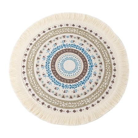 XIEC Thick Placemat Anti-scalding Good Heat Insulation Bohemia Tassel Cotton Dining Table Place Mat for Dining Room
XIEC Thick Placemat Anti-scalding Good Heat Insulation Bohemia Tassel Cotton Dining Table Place Mat for Dining Room