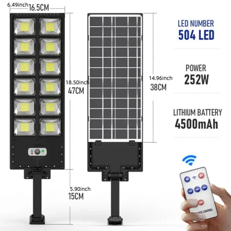 1pc LED Solar Street Light Waterproof Light For Garden & Street Motion Sensor Light Outdoor Lighting
1pc LED Solar Street Light Waterproof Light For Garden & Street Motion Sensor Light Outdoor Lighting