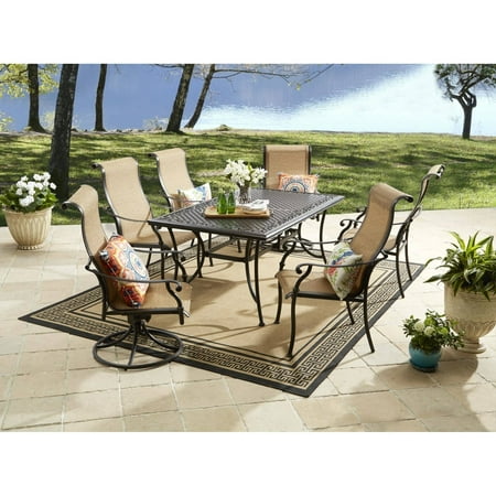 Better Homes and Gardens Southgate Drive 7-Piece Aluminum Sling Dining Set (Box 1 of 2)