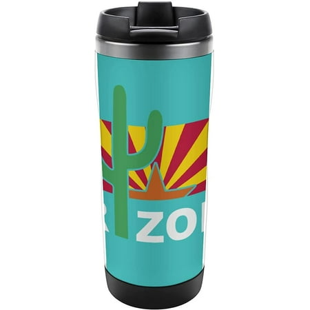 Cactus Arizona Flag Reusable Tumblers Stainless Steel Travel Water Mug With Lid Pint Coffee Cup Insulated 380ML
Cactus Arizona Flag Reusable Tumblers Stainless Steel Travel Water Mug With Lid Pint Coffee Cup Insulated 380ML