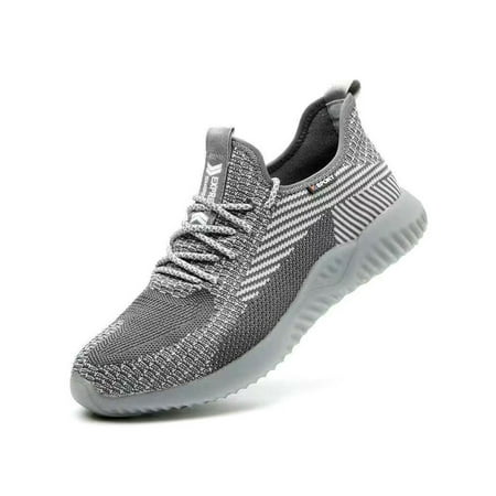 Woobling Mens Breathable Work Shoes Lace Up Hiking Sneakers Construction Slip Resistant Steel Toe Gray 8.5
Woobling Mens Breathable Work Shoes Lace Up Hiking Sneakers Construction Slip Resistant Steel Toe Gray 8.5