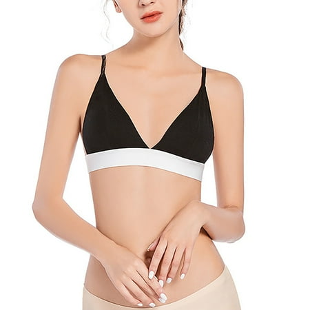 Bigersell Everyday Bra Wirefree Bra Thin Cup Girl Comfortable Lace Underwear Regular Size Sports Bra for Female Style 7514 Black 38B
Bigersell Everyday Bra Wirefree Bra Thin Cup Girl Comfortable Lace Underwear Regular Size Sports Bra for Female Style 7514 Black 38B