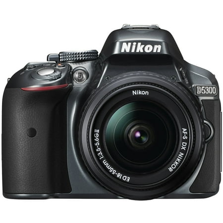 Nikon D5300 Digital SLR Camera & 18-55mm G DX II AF-S Zoom Lens (Grey)
