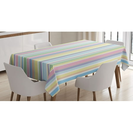 Pastel Tablecloth Vertically Striped Pattern Different Colored Straight Lines Classical Old Fashioned Rectangular Table Cover for Dining Room Kitchen 52 X 70 Inches Multicolor by Ambesonne
Pastel Tablecloth Vertically Striped Pattern Different Colored Straight Lines Classical Old Fashioned Rectangular Table Cover for Dining Room Kitchen 52 X 70 Inches Multicolor by Ambesonne