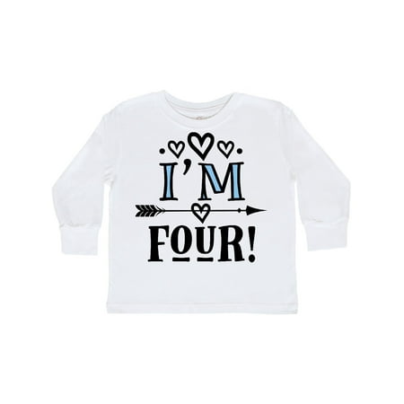Inktastic 4th Birthday 4 Year Old Arrow Gift Toddler Toddler Girl Long Sleeve T-Shirt
Inktastic 4th Birthday 4 Year Old Arrow Gift Toddler Toddler Girl Long Sleeve T-Shirt