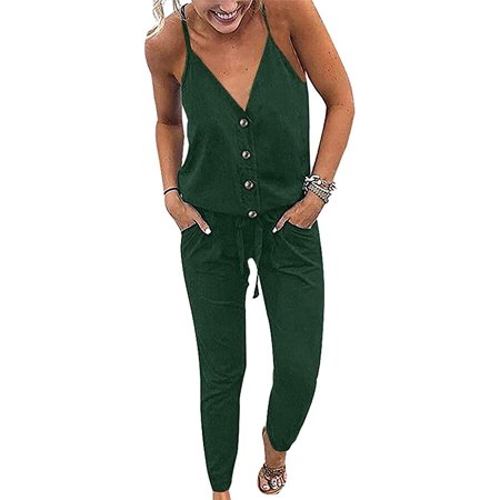 yoyojojo Women s Summer Casual Deep V Neck Short Sleeve Wrap Drawstring Waist Jumpsuit Romper
yoyojojo Women s Summer Casual Deep V Neck Short Sleeve Wrap Drawstring Waist Jumpsuit Romper