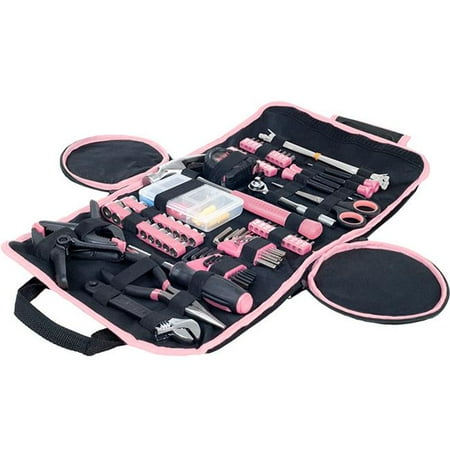 Lavish Home A-PT1045 Household Hand Tool Set With Roll-Up Bag Great For the Home or Car Black & Pink - 86 Piece
Lavish Home A-PT1045 Household Hand Tool Set With Roll-Up Bag Great For the Home or Car Black & Pink - 86 Piece