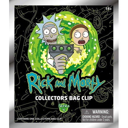 3D Figural Foam Bag Clip Rick & Morty Series 4 Mystery Pack