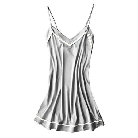 New Women Satin Teddy Lingerie Sexy Deep V One Piece Nightdress Underwear pajamas for women Gray 3XL
New Women Satin Teddy Lingerie Sexy Deep V One Piece Nightdress Underwear pajamas for women Gray 3XL