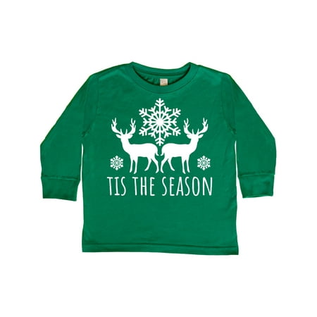 Inktastic Tis the Season White Reindeer Silhouette and Snowflakes Gift Toddler Boy or Toddler Girl Long Sleeve T-Shirt
Inktastic Tis the Season White Reindeer Silhouette and Snowflakes Gift Toddler Boy or Toddler Girl Long Sleeve T-Shirt