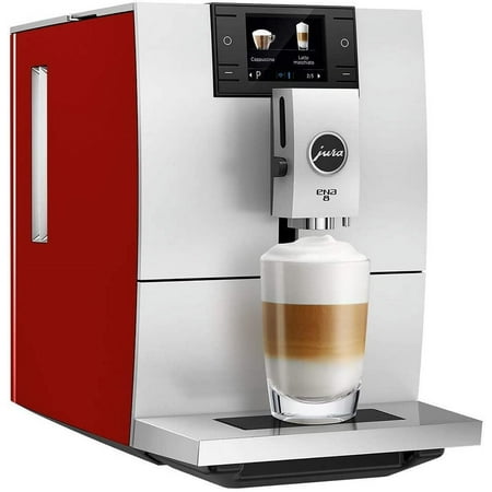 Jura ENA 8 Automatic Coffee Machine | Sunset Red