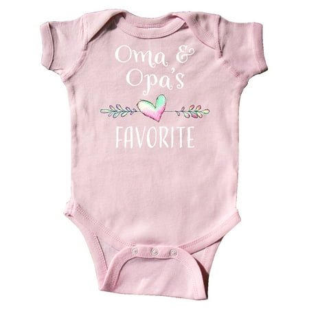 Inktastic Oma and Opa s Favorite- Heart Grandchild Gift Baby Boy or Baby Girl Bodysuit
Inktastic Oma and Opa s Favorite- Heart Grandchild Gift Baby Boy or Baby Girl Bodysuit