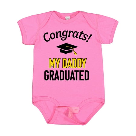 Inktastic Congrats! My Daddy Graduated with Cap Gift Baby Boy or Baby Girl Bodysuit
Inktastic Congrats! My Daddy Graduated with Cap Gift Baby Boy or Baby Girl Bodysuit
