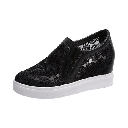 Tangnade Casual Shoes Women Sports Shoes Wedges Solid Color Lace Flower Mesh Ladies Casual Sneakers
Tangnade Casual Shoes Women Sports Shoes Wedges Solid Color Lace Flower Mesh Ladies Casual Sneakers