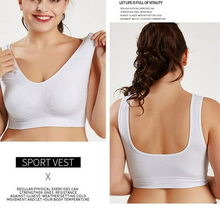 ICOCO Women s Plus Size Pure Comfort Seamless Bra Sports Bra For Women Fitness Women s Vest Sports Bra Seamless Bra
ICOCO Women s Plus Size Pure Comfort Seamless Bra Sports Bra For Women Fitness Women s Vest Sports Bra Seamless Bra