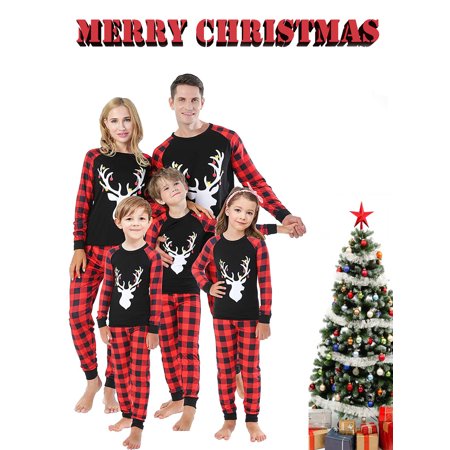 Christmas Family Matching Pajamas Sets Plaid Deer Print Sleepwear Holiday Xmas Loungewear Jammies Pjs For Adult Kids
Christmas Family Matching Pajamas Sets Plaid Deer Print Sleepwear Holiday Xmas Loungewear Jammies Pjs For Adult Kids