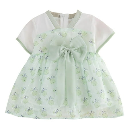 Toddler Girls Short Sleeve Tulle Dress Floral Prints Princess Dress Clothes 4t Girls Outfits Baby Girls First Birthday Outfit
Toddler Girls Short Sleeve Tulle Dress Floral Prints Princess Dress Clothes 4t Girls Outfits Baby Girls First Birthday Outfit