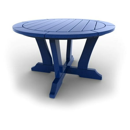 Round Patio Table by Malibu Outdoor - Laguna, Blue - 36\