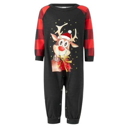 Genuiskids Christmas Family Matching Pajamas Set Long Sleeve Elk Print Shirt +Plaid Pants
Genuiskids Christmas Family Matching Pajamas Set Long Sleeve Elk Print Shirt +Plaid Pants