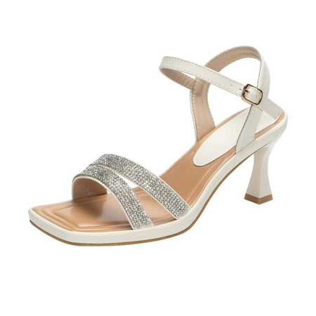 TOWED22 Women s Sandals Word With Rhinestone High Heeled Fashion Shoes And Casual Sandals A
TOWED22 Women s Sandals Word With Rhinestone High Heeled Fashion Shoes And Casual Sandals A
