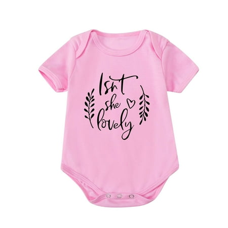 Newborn Baby Boy Girl Clothes Infant Romper Bodysuits Toddler Baby Girls Boys Short-sleeve Print Romper Comfortable Fart Clothes Pink XL
Newborn Baby Boy Girl Clothes Infant Romper Bodysuits Toddler Baby Girls Boys Short-sleeve Print Romper Comfortable Fart Clothes Pink XL