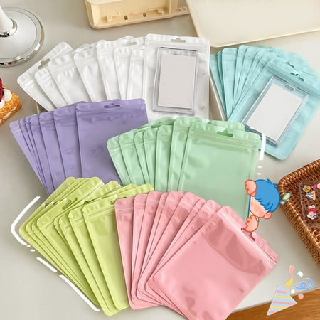 Wanwan 10Pcs Storage Bags Moisture-proof Vibrant Color Visible Design Good Sealing Wide Application Smell Proof Zip-lock Bags Candy Jewelry Organizers Home Supplies
Wanwan 10Pcs Storage Bags Moisture-proof Vibrant Color Visible Design Good Sealing Wide Application Smell Proof Zip-lock Bags Candy Jewelry Organizers Home Supplies