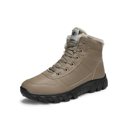 Tenmix Men Winter Boot Plush Lined Snow Boots Lace Up Warm Booties Faux Fur Shoes Walking Non-Slip Casual Ankle Bootie Brown 7.5
Tenmix Men Winter Boot Plush Lined Snow Boots Lace Up Warm Booties Faux Fur Shoes Walking Non-Slip Casual Ankle Bootie Brown 7.5
