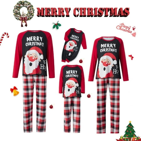 Christmas Family Matching Pajamas Sets Santa Tops + Plaid Pants Xmas Sleepwear Holiday Loungewear Jammies Pjs Outfit
Christmas Family Matching Pajamas Sets Santa Tops + Plaid Pants Xmas Sleepwear Holiday Loungewear Jammies Pjs Outfit