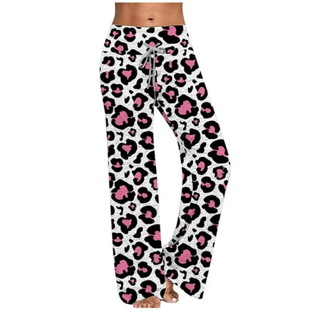 Fiudx Women s Comfy Casual Pajama Floral Print Elastic Waist Lounge Wide Leg Pants Womens Pants
Fiudx Women s Comfy Casual Pajama Floral Print Elastic Waist Lounge Wide Leg Pants Womens Pants